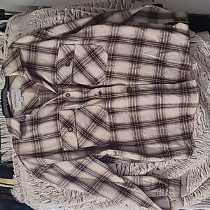 Flannel plaid shirt